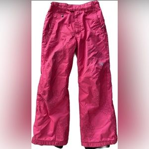 Spyder pink girls snow ski snowboarding pants size 10